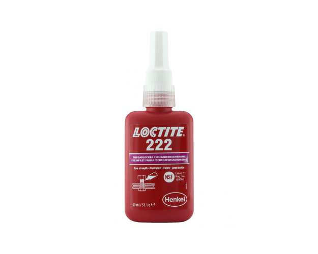 Loctite 222 Threadlock 50Ml Low Strength