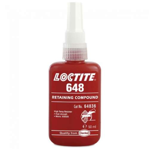 Loctite 648 High Strength 50MlHigh Temperature Fast Cure