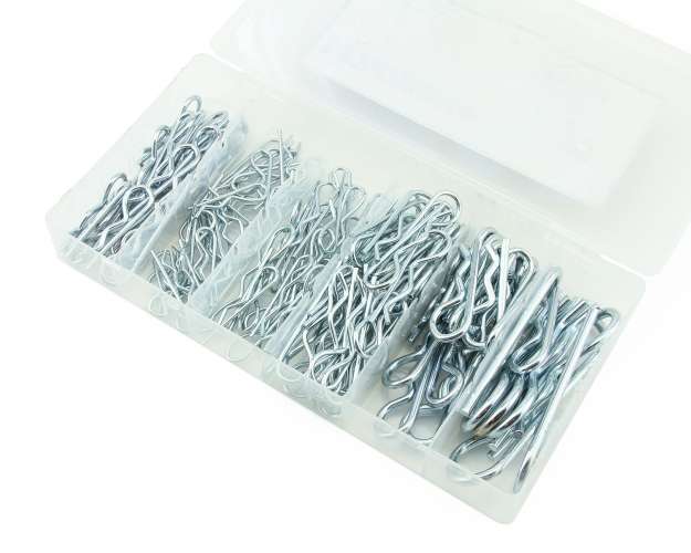 150 Piece R Clip Kit Assortment 3/64"-2.5/8" H771619