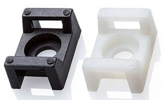 Black Tie Base 15.8X10.3Mmã¶Saddle Type Screw Mount 4Mmã¶Max Cable Tie Width 4.8Mmã¶Pack/100