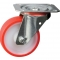 80MM PLATE SWIVEL RED POLYÃÂÃÂ¶TYRE CASTORÃÂÃÂ¶MEDIUM DUTYÃÂÃÂ¶PT NO RT3LPPU-RB