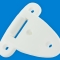 STAY-PUT-HINGE 61.5X60X13.5MM??WHITE PLASTIC