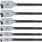 CK 6PC FLAT WOOD BIT SET??10,13,16,20,22,25MM??T2942P