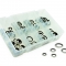 Bonded Washer Seal Kit 90 Pcs Metric 8 Sizes (M10,m12,m14,m16,m18,m20,m22,m24 Ab107