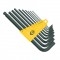CK MET BALL END HEX KEY SET?Â??10 PC L/ARM KEYS?Â??1.5,2.5,3,4,5,6,7,8 9 & 10MM?Â??T4443M