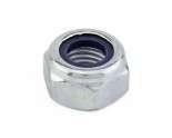 M8 x 1.0 Nylon Insert Nut Fine Pitch Zinc DIN 985 