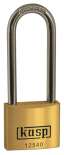 BRASS PADLOCK 40X63ÃÂ¶LONG SHACKLEÃÂ¶K12540L63D