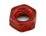 FULL NUT ALUMINIUM RED M4??RED ANODISED??DIN 934 7.00MM A/F