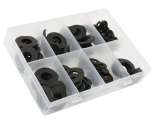 Metric Rubber Washer Pack 120 Pcs 5mmx10mm - 14.5mmx24.5mm H961227