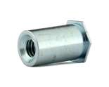 SELF CLINCH STAND-OFF T M4X12??ZINC PLATED THROUGH HOLE??MINIMUM SHEET THICKNESS 1.3MM??HOLE SIZE 7.2MM