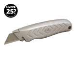 CK NON-RETRACTING TRIM KNIFE?ÃÂ??METAL BODY + 10 FREE BLADES?ÃÂ??T0956-2