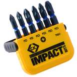 T4511 PZ BLUE STEEL IMPACT BIT?Â??6PC