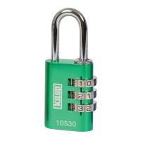 ALU COMBI PADLOCK 20MM GREENÃÂÃÂ¶K10520GRED