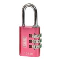 ALU COMBI PADLOCK 20MM PINKÃÂÃÂ¶K10520PIND