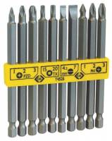 CK ASSORTED LONG REACH BIT SET?Â??10 PIECES SET 100MM LONG?Â??T4525