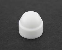 White Bolt & Nut Cover Cap M16 To Suit 24mm a/f Hex