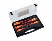 AVIT INSULATED SCREWDRIVER SETÃÂÃÂ¶3 SLOTTED & 2 PZD SET OF 5ÃÂÃÂ¶AV05050