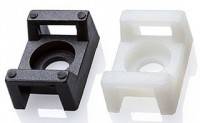 BLACK TIE BASE 15.8X10.3MMÃÂÃÂ¶SADDLE TYPE SCREW MOUNT 4MMÃÂÃÂ¶MAX CABLE TIE WIDTH 4.8MMÃÂÃÂ¶PACK/100