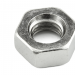 Full Nut Aluminium Silver M4Silver Anodised Din 934 7.00Mm A/F