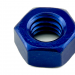 Full Nut Aluminium Blue M4Blue Anodised Din 934 7.00Mm A/F