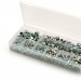 645 Piece Full & Nylon Insert Nut Kit M5 M6 M8 M10 & M12 Zinc Plated 