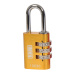 Alu Combi Padlock 20Mm Yellowã¶K10520Yeld