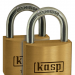 Brass Padlock 40Mm Twinã¶Keyed Alikeã¶K12540D2