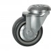 125Mm Bolt Hole Swivel Greyã¶Rubber Tyre Castorã¶Ball Bearing Light Dutyã¶Pt No Rt5A-Bhgrey