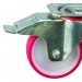 100Mm Plate Braked Red Polyã¶Tyre Swivel Castorã¶Medium Dutyã¶Pt No Rt4Lpbpu-Rb