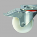 80Mm Plate Braked Nylonã¶Tyre Swivel Castorã¶Medium Dutyã¶Pt No Rt3Lpbny-Pb