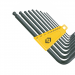 Ck Imp Ball End Hex Key Set9 Pc L/Arm Keys:5/64;3/32;1/85/32;3/16;7/32;1/4;5/16 & 3/8"T4444I