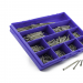 Slotted Raised Countersunk Screw Kit M3.5 Solid Brass Nickel Plated