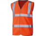 Hi-Vis Orange Waistcoat XlEn Iso 20471:2013 Ce Marked
