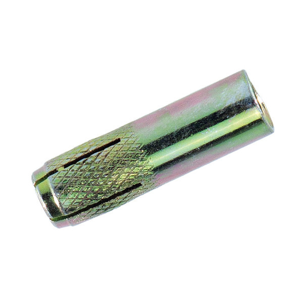 DROP IN ANCHOR Z&Y M20 ZINC & YELLOW LENGTH 80MM HOLE DIA 25MM MIN