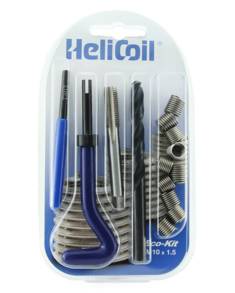 VOLKEL V-Coil 10mm Thread Repair Inserts – M10x1.0 1.5D, 10-Pack, Made In Germany, Helicoil-Compatible