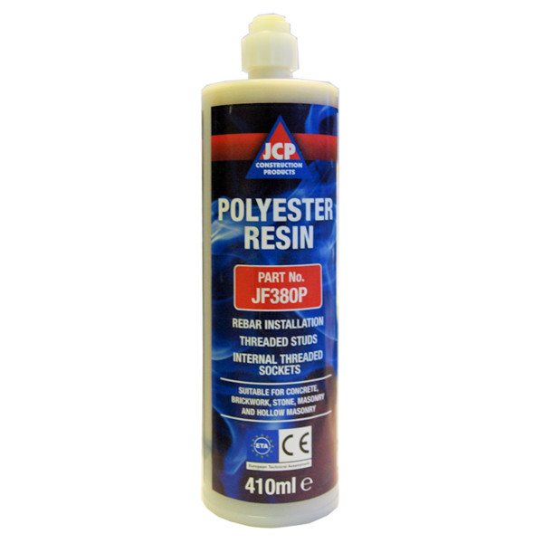 CE POLYESTER RESIN 410ML C/W 1X MIXER NOZZLE JF380P JCP CE APPROVED ETA 13/0781 Fasteners
